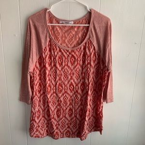 Tribal Pattern 3/4 Sleeve Blouse
